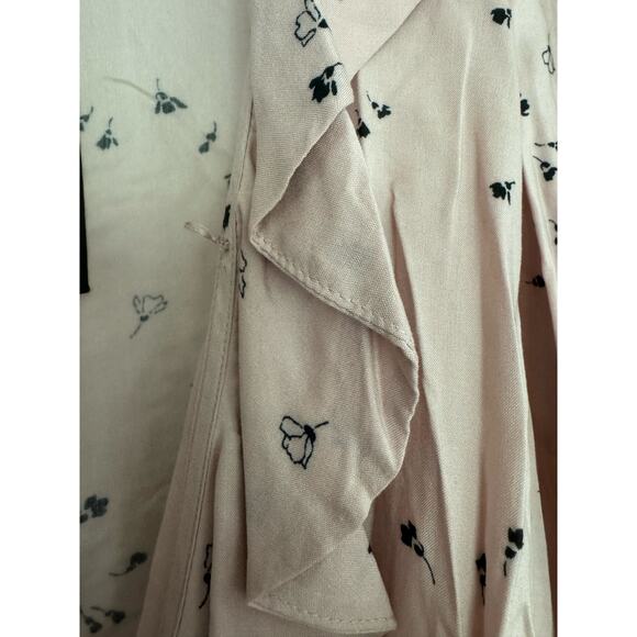 PAIGE Tie Sleeve, Wrap Front Floral Blouse - Picture 8 of 8